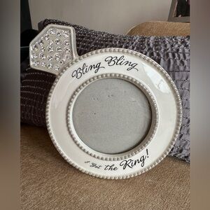Engagement Bridal Shower Ring Frame